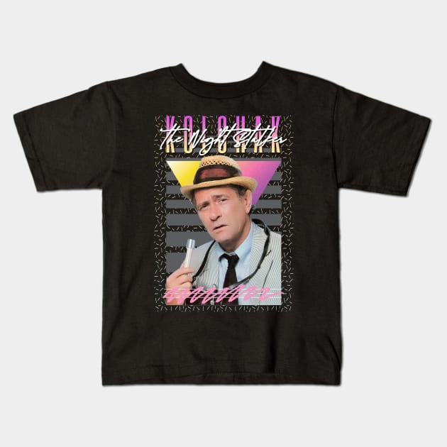 Kolchak The Night Stalker Retro Aesthetic Kids T-Shirt by Madesu Art